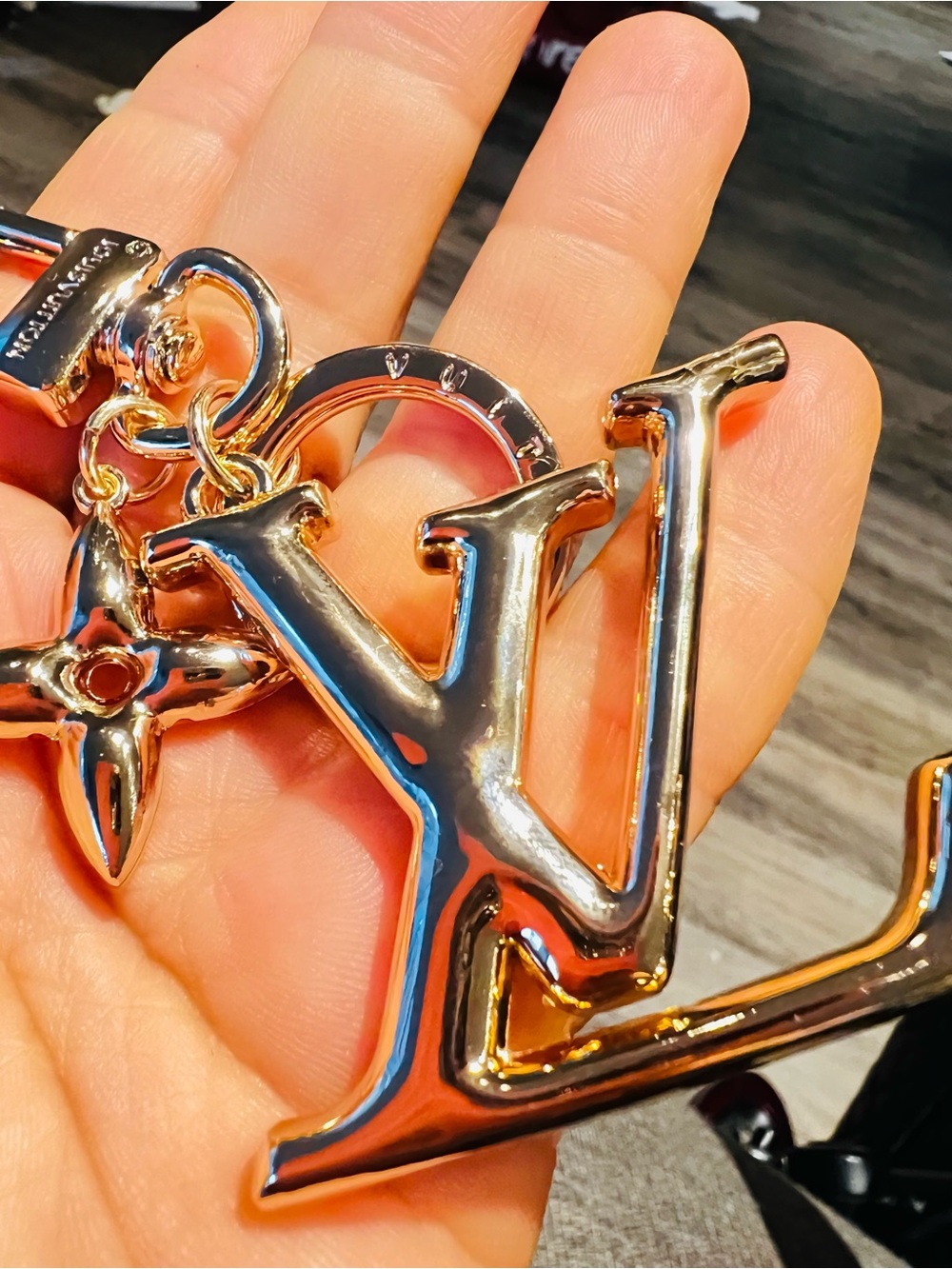 Gold-Tone Unbranded Keychain